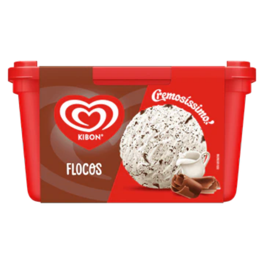 Sorvete Flocos Cremosíssimo Kibon 1.5L