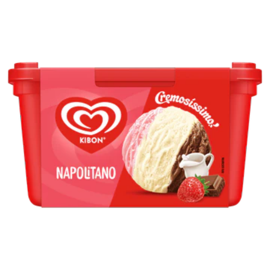 Sorvete Napolitano Cremosíssimo Kibon 1.5L