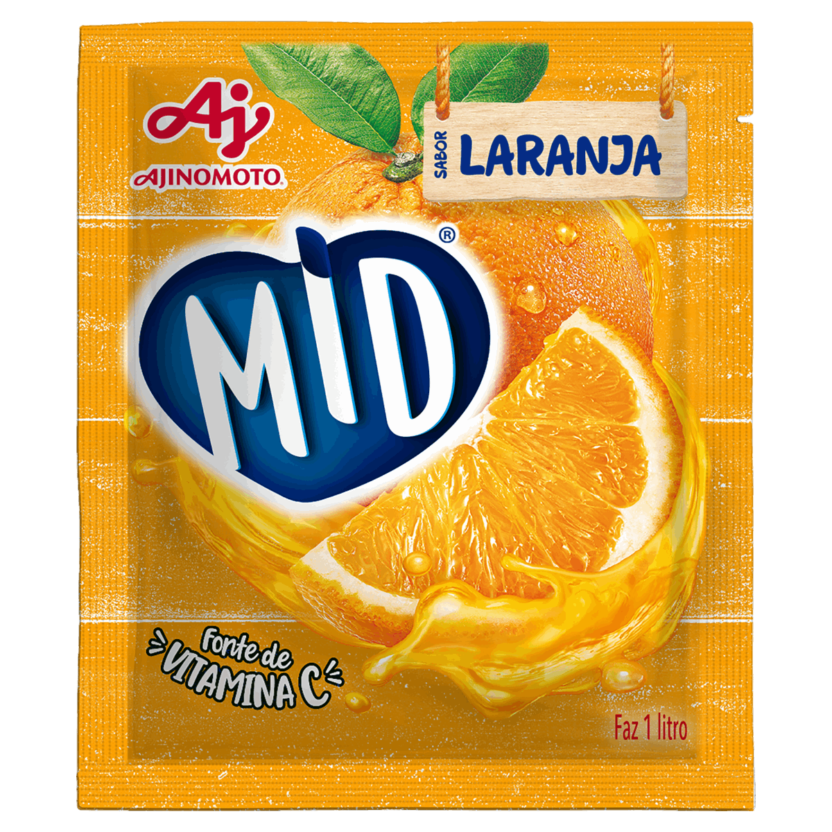 Suco em Pó Mid Laranja