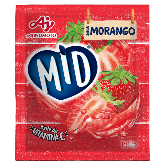 Suco em Pó Mid Morango