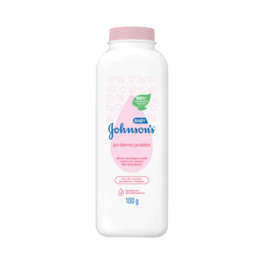 Talco em Pó Johnson's Baby Dermo Protetor Original Embalagem 100g