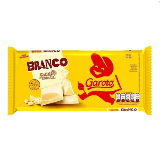 Barra Chocolate Branco Garoto 80g