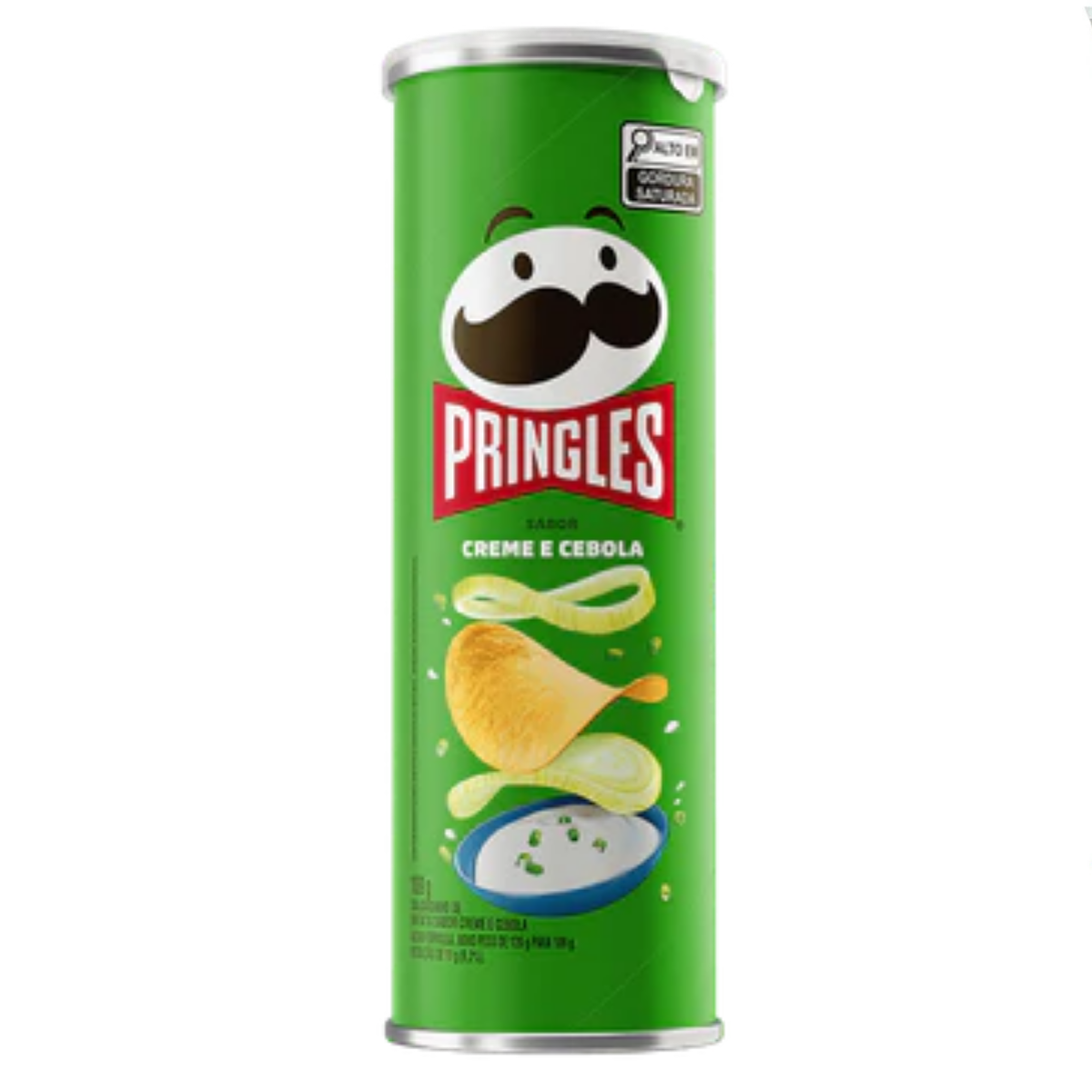 Batata Chips sabor Creme e Cebola Pringles 109g
