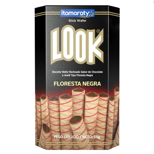 Biscoito Wafer Floresta Negra Look 55g