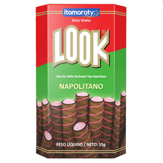 Biscoito Wafer Napolitano Look Itamaraty 55g