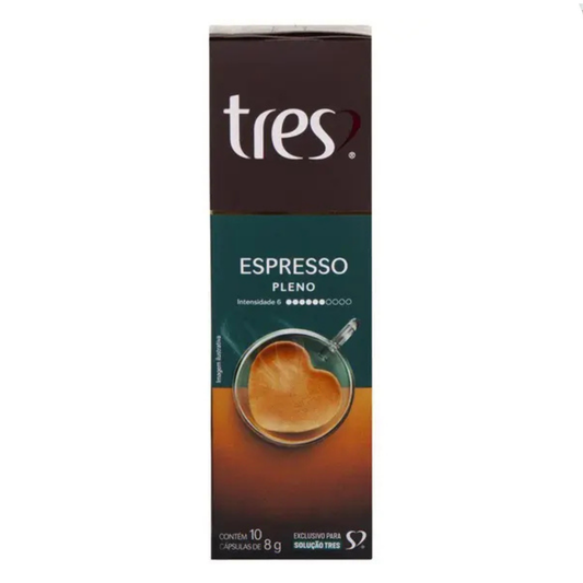 Cápsula Café Tres Corações Espresso Pleno