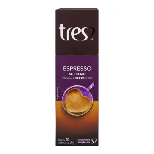 Cápsulas Café Tres Corações Espresso Supremo
