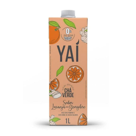 Chá Verde de Laranja e Gengibre Yaí 1L