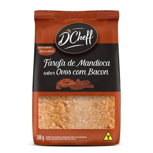 Farofa de Mandioca Com Bacon Dcheff 500g
