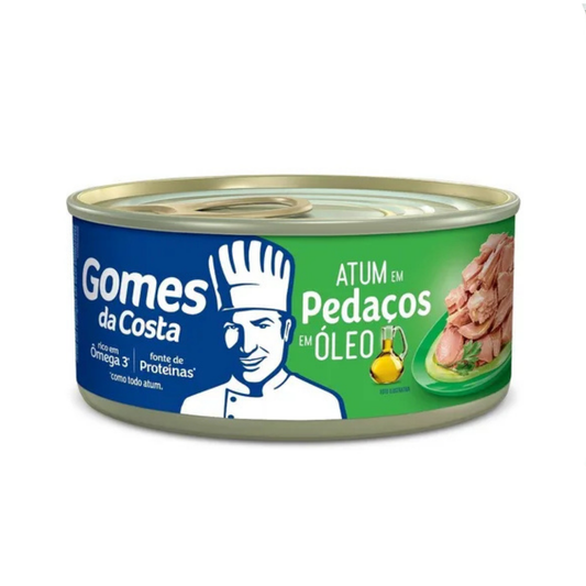 Atum Em Pedaços em Óleo Gomes da Costa Lata 170g