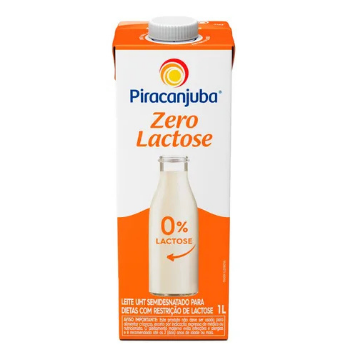 Leite Desnatado Zero Lactose Piracanjuba 1L