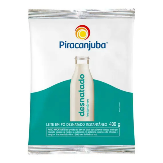 Leite Em Pó Desnatado Piracanjuba 400g