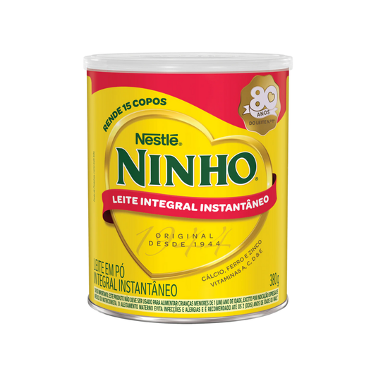 Leite em Pó Instantâneo Ninho Lata 380g