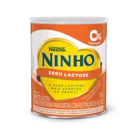 Leite Ninho Zero Lactose Lata 380g