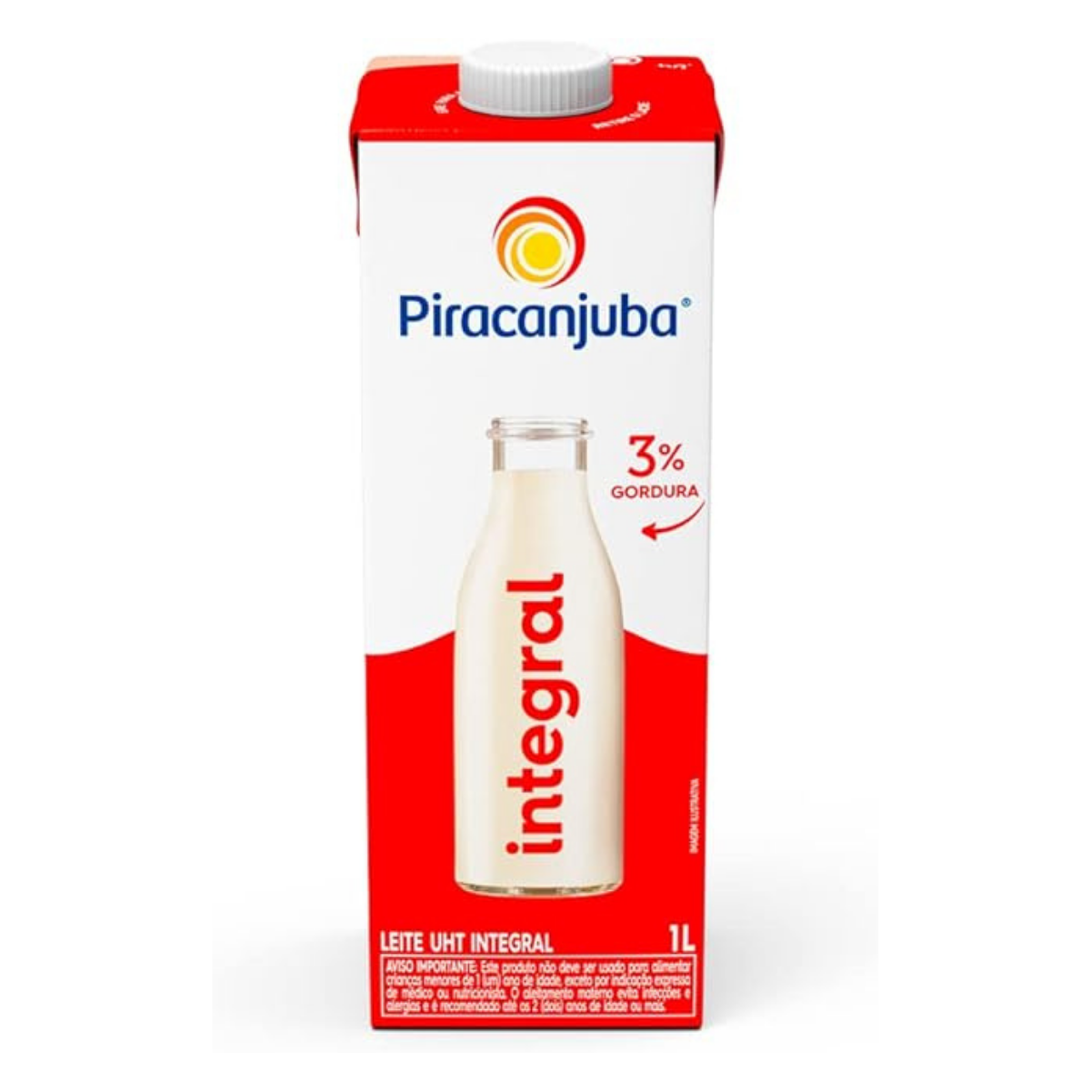 Leite Piracanjuba Integral 1L