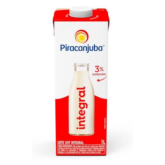 Leite Piracanjuba Integral 1L