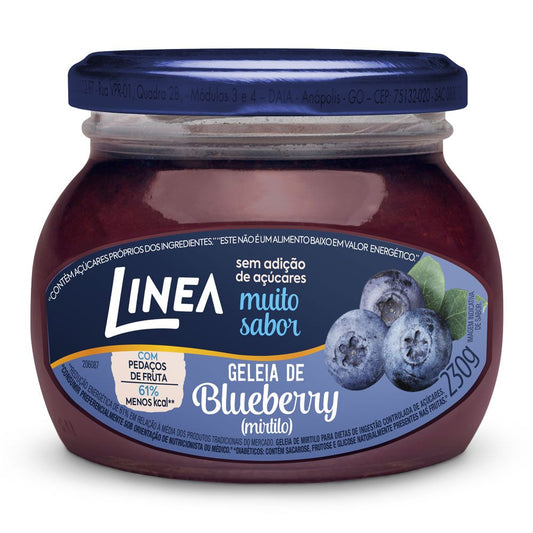 Geleia Linea Sabor Mirtilo de 230g