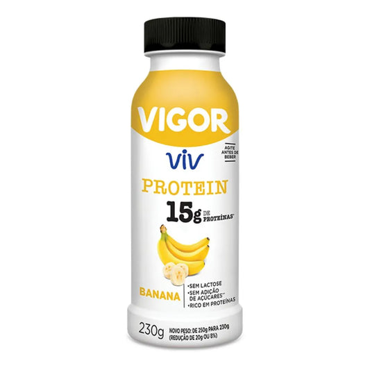 Iogurte Líquido Protein Banana Vigor Viv 230g