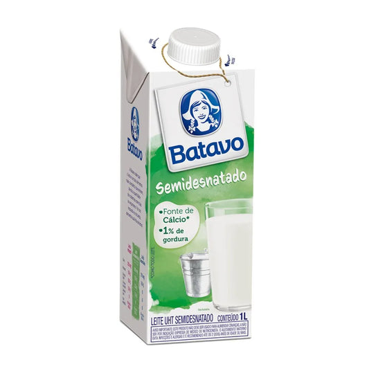 Leite Semidesnatado Longa Vida Batavo 1L