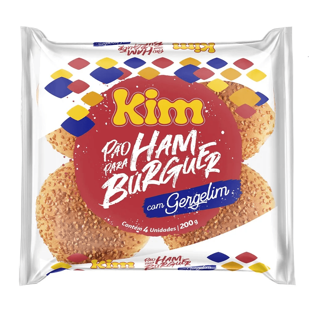 Pão de Hamburguer com Gergelim Kim 200g