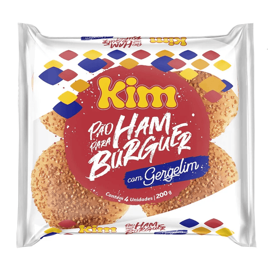 Pão de Hamburguer com Gergelim Kim 200g