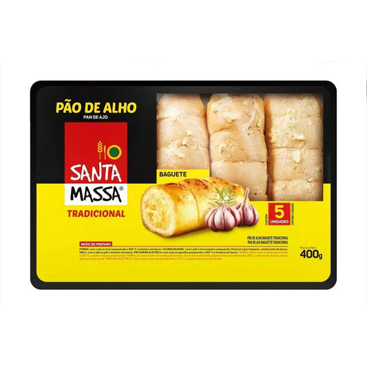 Pão De Alho Santa Massa 400g