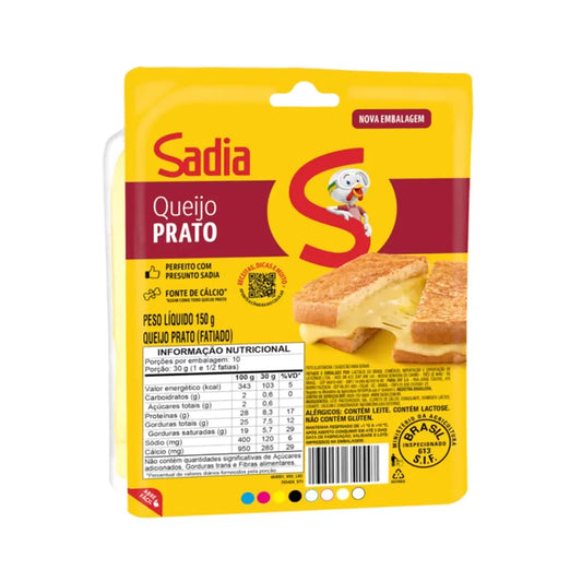 Queijo Prato Fatiado Sadia Soltíssimo 150g