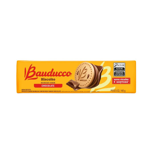 Biscoito Recheado Bauducco Chocolate 140g
