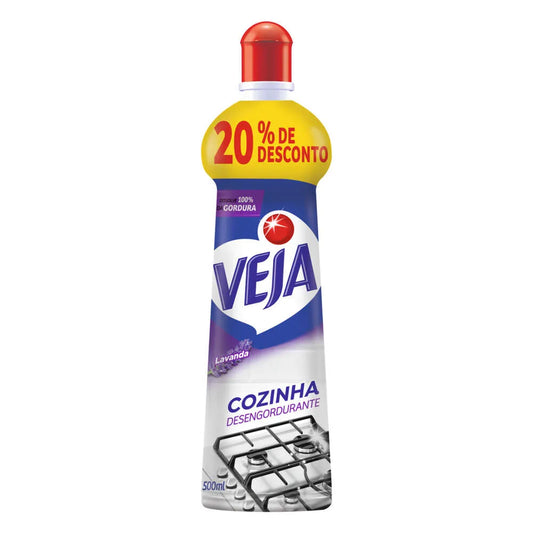 Limpador Desengordurante Veja Cozinha Lavanda Grátis 20% Squeeze 500ml