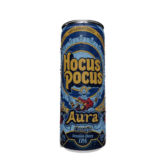 Cerveja Hocus Pocus Aura Hazy IPA Lata 350ml