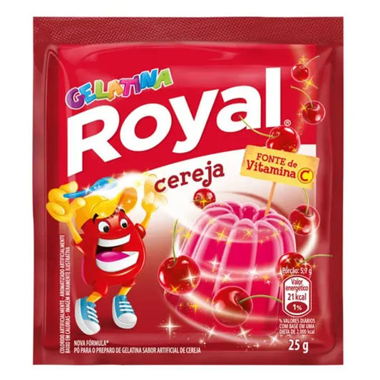 Gelatina de Cereja Royal 25g