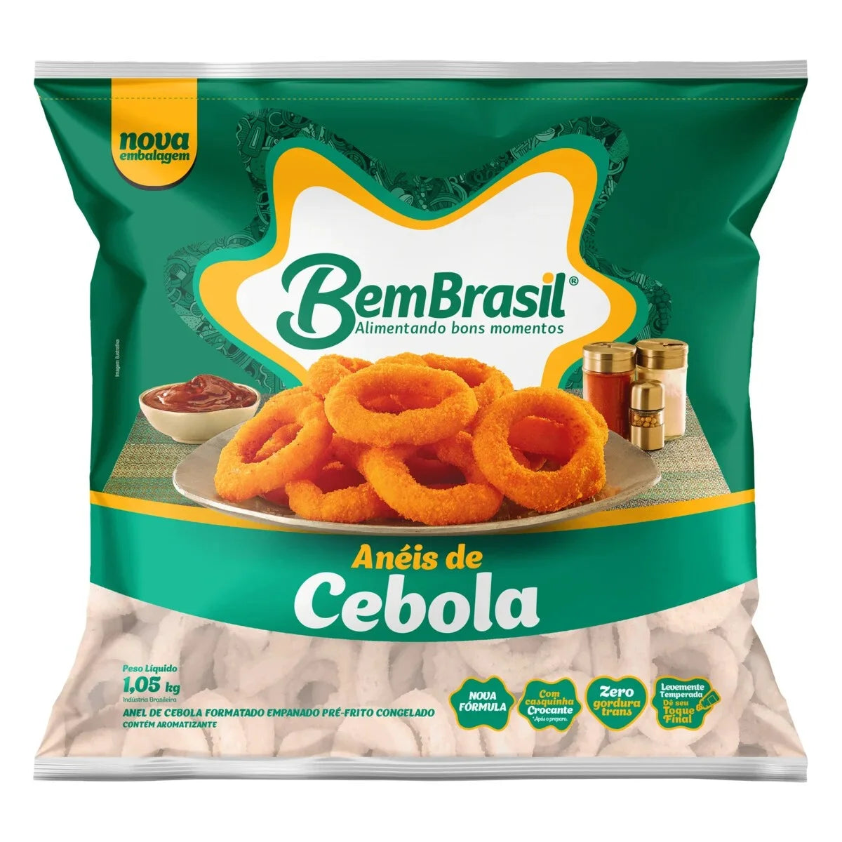 Anéis de Cebola Bem Brasill 1,05Kg