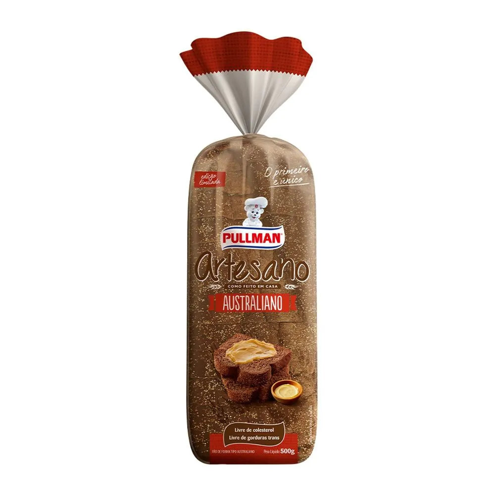 Pão de Forma Artesano Pullman Australiano 500g