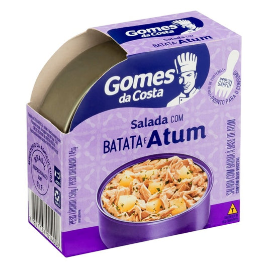 Salada com Atum Gomes da Costa Batata e Atum Pote 150 g