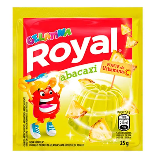 Gelatina de Abacaxi Royal 25g