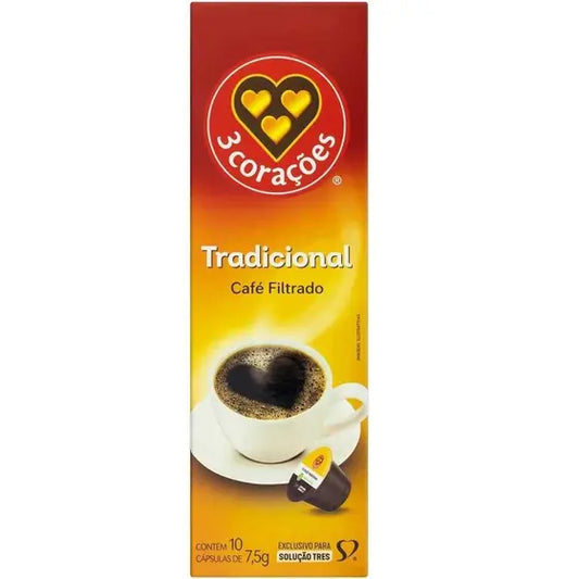 Cápsulas Café Tres Corações Tradicional