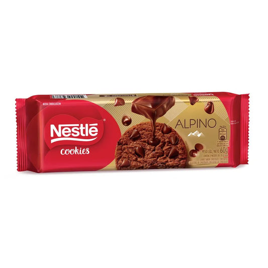 Biscoito Cookies Gotas Chocolate Alpino 60g
