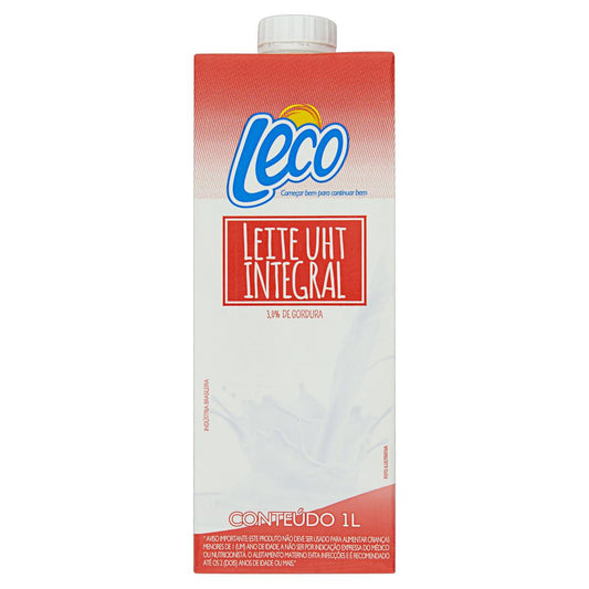 Leite UHT Integral Leco 1L