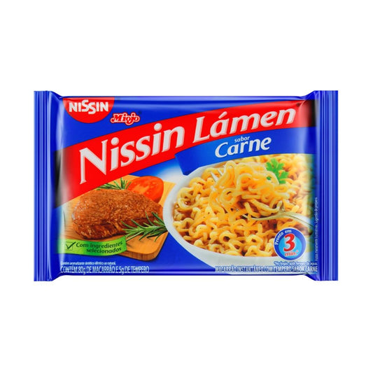 Macarrão Instantâneo Carne Nissin 85g