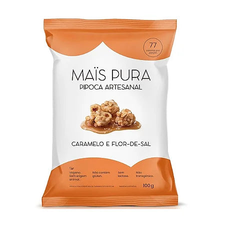 Pipoca Caramelo & Flor-de-sal Mais Pura 100g