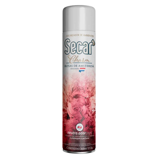 Odorizador de Ambiente Aerossol Rosas de Amsterdã Secar Charm 360ml