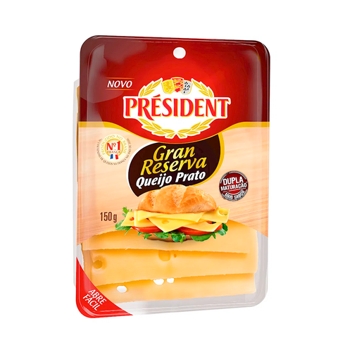 Queijo Prato Gran Reserva President 150g