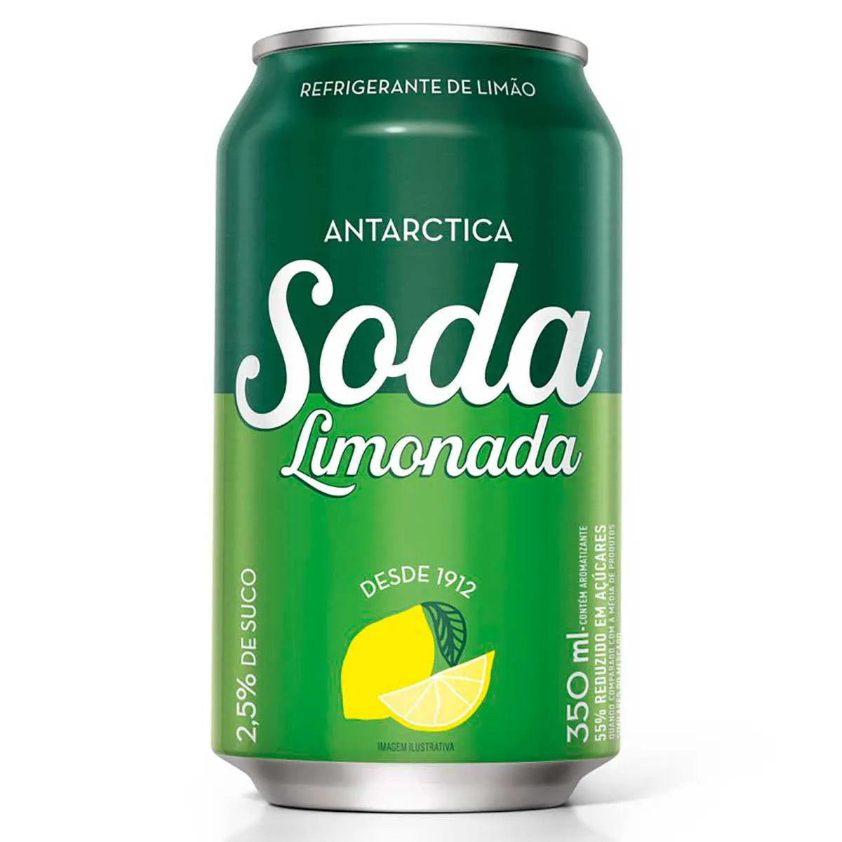 Refrigerante Soda Limonada Antarctica Lata 350ml