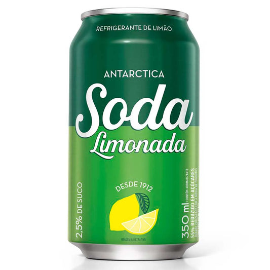 Refrigerante Soda Limonada Antarctica Lata 350ml