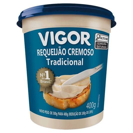 Requeijão Cremoso Tradicional Vigor Pote 400g