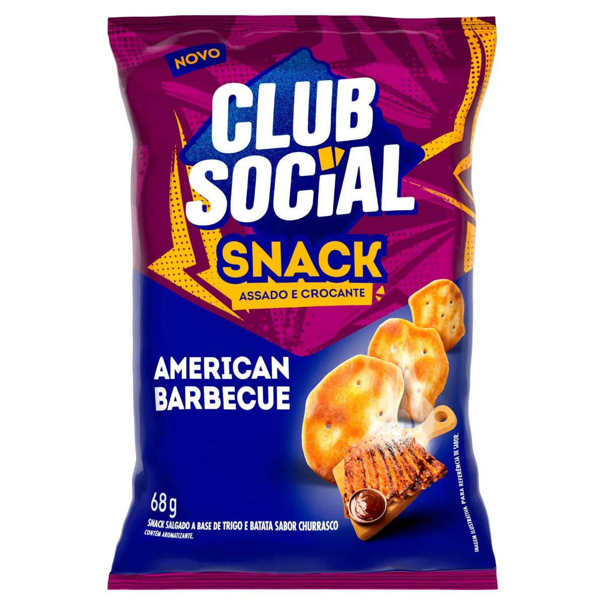 Snack American Barbecue Club Social 68g