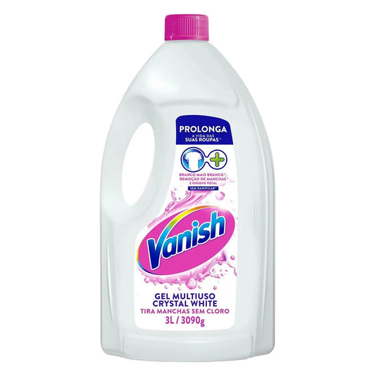 Vanish Tira Manchas Líquido Crystal White 3L