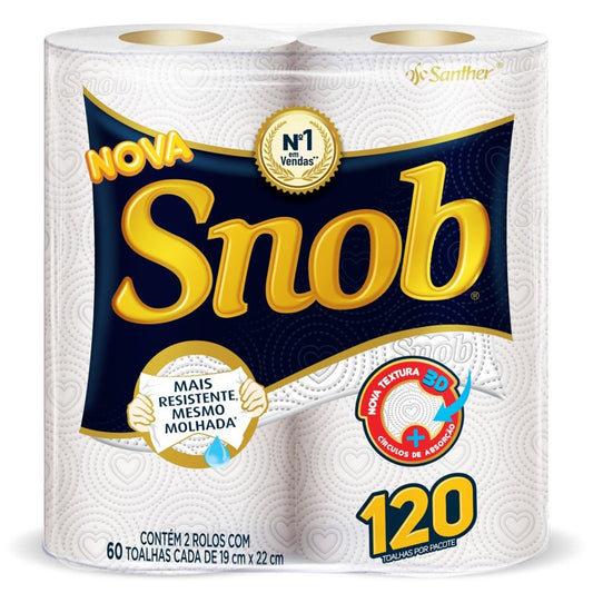 Toalha de Papel Snob Branca