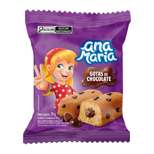 Bolo Ana Maria de Gotas de Chocolate 70g