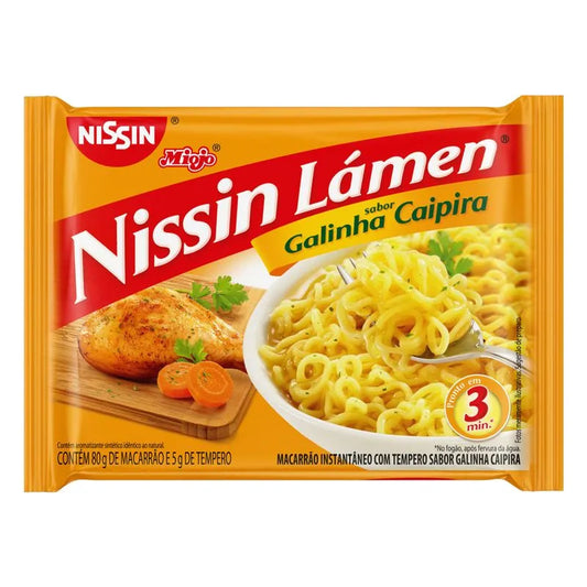 Macarrão Instantâneo Galinha Caipira Nissin 85g
